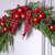 Cross-Border Amazon New PE Garland Horn Wall Hanging Showcase Artificial Wreath Door Hanging Decorative Christmas Garland