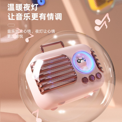 Cute Pet Cute Bluetooth Speaker Mini Wireless Mini-Speaker Retro Outdoor Portable Card Subwoofer