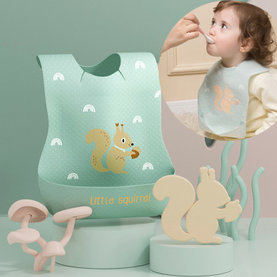 Infant Pinny Ins Newborn Baby Eating Water-Absorbing Bib Child Bib Disposable Saliva Towel