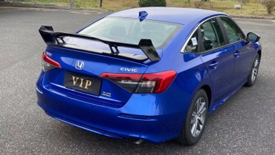 Applicable to 22 Sedan Civic Modified Double-Layer Large Tail 22 New 10 Generation Civic Punch-Free Upgrade