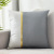 New Faux Leather Pillow Cushion Living Room Leather Sofa Waist Pillow Light Luxury Pillow Cover Modern Pillow Orange without Core