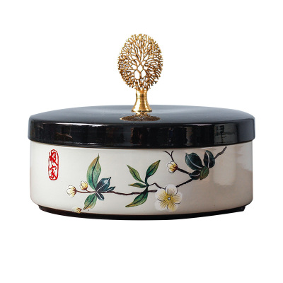  Jewelry Box Storage Box Decoration Decoration Living Room Dried Fruit Box Retro Decorative Box Chinese Storage Box