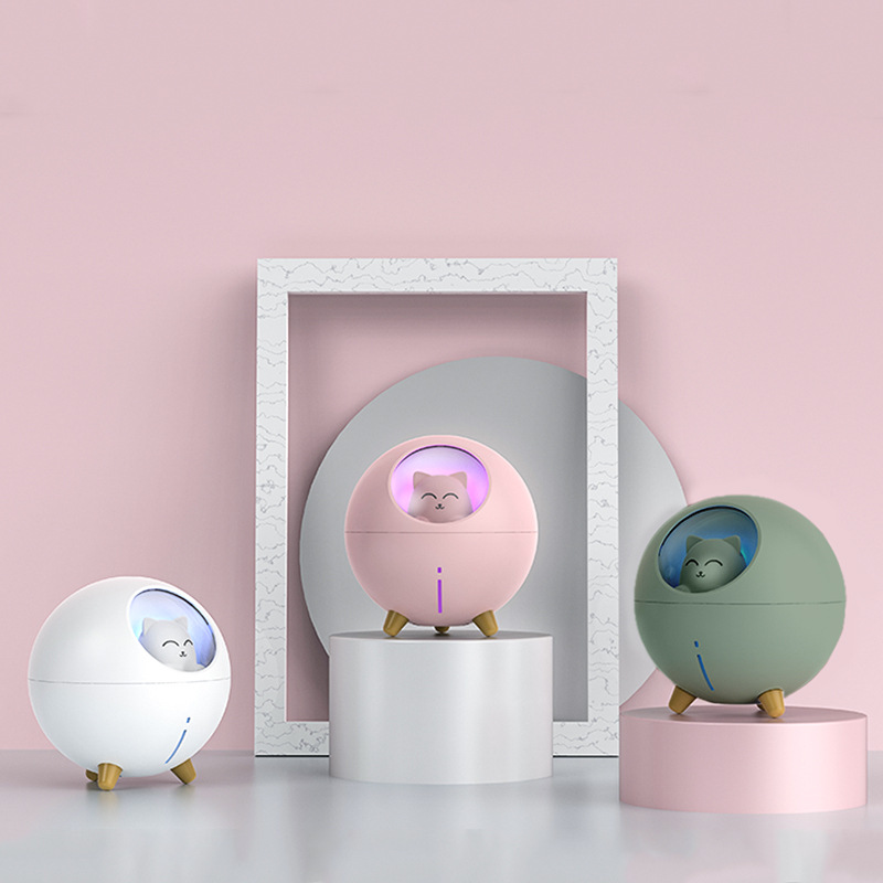 usb加湿器迷你星球猫桌面净化器 创意礼品加湿器跑量