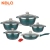 12 Pieces Pot Set an Aluminum Pot Soup Pot Shallow Soup Pot Casserole Frying Pan Non-Stick Pan