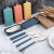 A Wheat Straw Portable Tableware Set Student Tableware Household Dining Knife Fork Spoon and Chopsticks Removable Folding Tableware