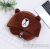 U-Shape Pillow Creative Cartoon Cute Hooded Neck Pillow Nap Plush Hooded Travel with Hat Neck Pillow Portable