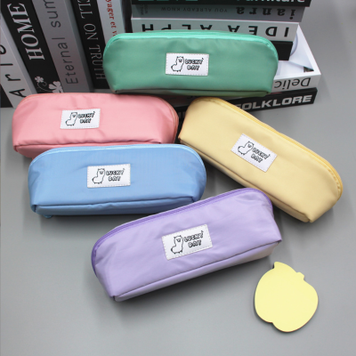 Lead Pencil Case Stationery Case Pencil Box Stationery Box Stationery Storage Bag Solid Color Pencil Bag Stationery