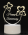 3D Small Night Lamp Stereo Touch Creative Valentine's Day Love Small Night Lamp