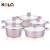 10-Piece Set an Aluminum Pot Pot Set Soup Pot Shallow Soup Pot Non-Stick Casserole