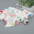 Cotton Seersucker Square Scarf Gauze Six Layers High Density 25*25 Printing Children Baby Bibs Small Tower Absorbent