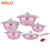 12 Pieces Pot Set an Aluminum Pot Soup Pot Shallow Soup Pot Casserole Frying Pan Non-Stick Pan