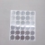 Qifei Grafting Eye Lash Glue Tin Foil Gasket Disposable Eyelash Adhesive Aluminized Paper Epoxy Pad Tool
