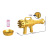 15-Hole Electric Mortar Bubble Gun (1 Water: 60ml) TikTok Children Electric Bubble Maker