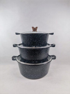 6-Piece Set an Aluminum Pot Pot Set Non-Stick Pot Soup Pot