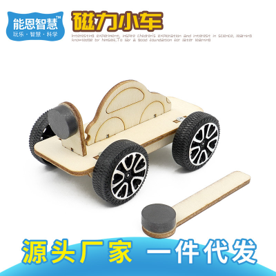 Science and Technology Small Production DIY Magnetic Car Children's Science Small Experiment Educational STEAM Educational Educational Educational Toys