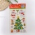 Factory Direct Sales Christmas Stickers Christmas Hot Silver Blister Three-Dimensional Stickers Christmas Sticker Christmas Decoration SDG