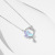 National Fashion Clavicle Chain Sterling Silver Special-Interest Artistic Cold Enamel Girlfriend Gifts Generation Hair