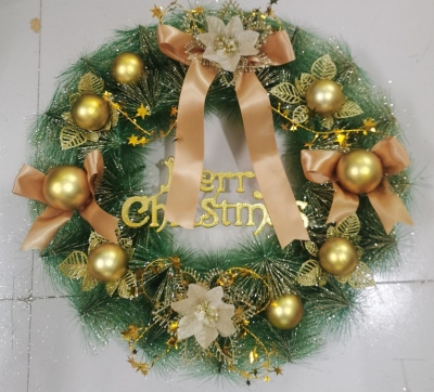 Christmas Large Decoration Garland Can Be Hung at the Door, Can Be Decorative Showcase Miles