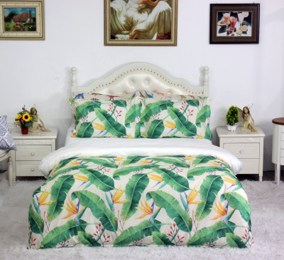 Digital Printed Quilt Bedding Four-Piece Quilt Three-Piece Set Wholesale
