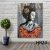 Factory Direct Sales Black Beauty Characters Decorative Painting Popular Cloth Painting Hallway Oil Painting Corridor Mural Master Bedroom Hanging Painting