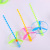 28cm Sky Dancers Bamboo Dragonfly Baby Toy Hand Push Flying Saucer Frisbee 80s Children's Nostalgia Classic Play