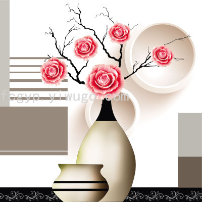 Decorative Painting Frameless Painting Craft Frame Flower Landscape Board Painting 2727