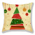 2022 Christmas Pillow Cover Cotton and Linen Pillow Linen Imitation Super Soft Santa Claus Digital Printing Custom Pillowcase Pillow Cover