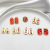 Chinese Style National Fashion DIY Ornament Accessories Alloy Gold Lucky Bag Head Rope Pendant