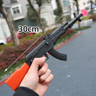 30cm Soft Elastic Sucker Gun Toy Plastic Toy Gun Children Boy Hand Launch Small Gift Wholesale Factory