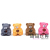 Supply Cross-Border Supply TPR Animal Colorful Beads Vent Grape Ball Stress Ball Bear Trick Toy Factory Direct Sales