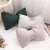 Solid Color Ins Cute Princess Cushion Nordic Bed Head Bay Window Office Cushion Four Seasons Available Bow Pillow