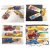 Folding Gun Rubber Band Gun Children Toy Gun Metal Toy Factory in Stock Red Yellow Blue Gold and Silver Multicolor