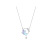 National Fashion Clavicle Chain Sterling Silver Special-Interest Artistic Cold Enamel Girlfriend Gifts Generation Hair