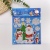 Cross-Border Hot Christmas Stickers Christmas Hot Silver Blister Three-Dimensional Stickers Christmas Sticker Concave-Convex Christmas Decoration SDF