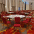 Star Hotel Aluminum Alloy Banquet Chair Conference Center Folding Chair Restaurant Banquet Hall Dining Table and Chair