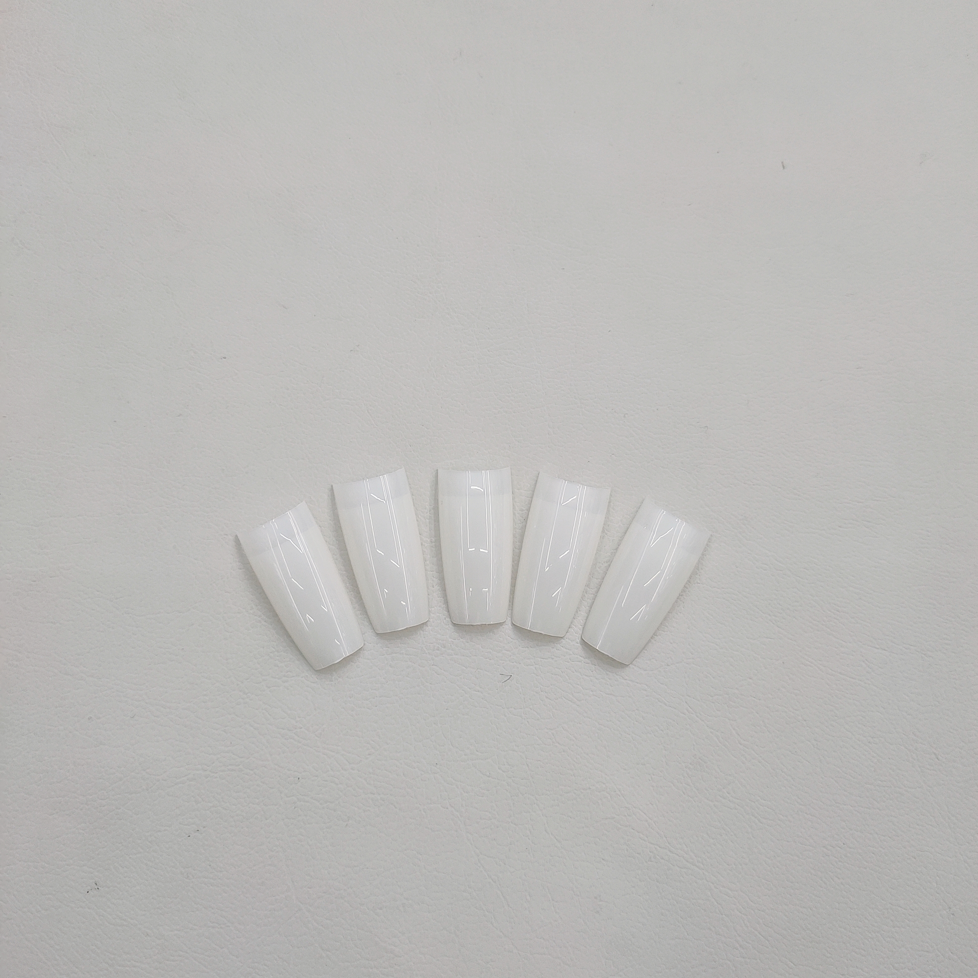 企飞美甲网红甲片折无痕自然乳白全贴半贴免打磨甲美甲贴片假甲片