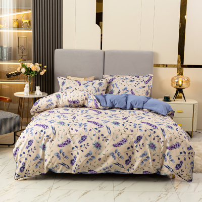 New Four-Piece Set Quilt Cover Pillowcase Sheet Quilt Three-Piece Bed Sheet Set Home Textile Bedding Wholesale