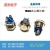 Factory Direct Sales 19mm High Head Metal Button Switch Waterproof Self-Reset Two-Leg Screw Foot/Welding Foot