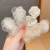 Loli Awakening Beige Camellia Barrettes Gentle Sister Classic Style Hairpin Barrettes Female Side Fringe Clip Headdress