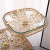 European and American Affordable Luxury Fashion Square Fruit Plate Tempered Glass Multi-Layer Fruit Plate Hotel Home Universal Fruit Plate Decoration