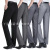 Middle-Aged and Elderly Men's Pants  Middle-Aged Men's Casual Pants Loose High Waist Suit Pants Dad Straight Long Pants