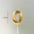 Birthday Candle Gold-Plated 0-9 Cake Decoration Party Supplies PVC Boxed Digital Candle