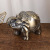 [Manufacturer] Elephant Spherical Zinc Alloy Ashtray Calm and Restrained Practical Elegant Household Ashtray Creative