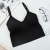 Large Size Hot  U-Shaped Beauty Back Sling Seamless Thread Wrapped Chest Women's Underwear with Chest Pad Women's Vest