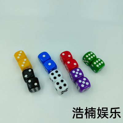 Dice Acrylic High-End Dice Sieve Board Game Accessories 14mm Toy Accessories