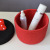 Princess Series Blue and Red Bowknot Sundries Cotton String Basket with Lid Cosmetic Storage