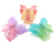 A2137 Colorful Gradient Butterfly Hairpin Clip Large Headdress Hair Claw Clip Updo 2 Yuan Shop Supply Wholesale