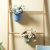 H115-Wall-Mounted Trash Can Flower Style Household Trash Can Kitchen Cabinet Door Hanging Labor-Saving without Bending down