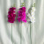 Pu Fake/Artificial Flower Wholesale Home Fake Flower for Wedding Flower Arrangement High-End Decorative Orchid 9-Head Simulation Phalaenopsis