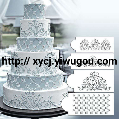 Cake Spray Printing Template Cake Template for Decoration Wedding Cake Surrounding Border Embossing Template Cake Mold